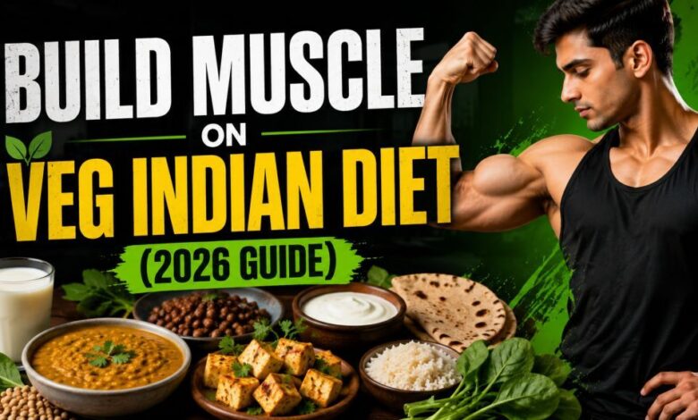 Build Muscle on Veg Indian Diet (2026 Guide)