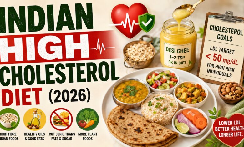 Cholesterol control with Indian diet