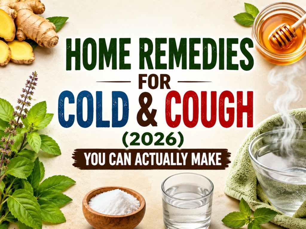 Home remedies for cold and cough: ingredients and preparation guide