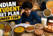 Indian Student Diet Plan Under ₹100 Survive Hostel Life Without Killing Your Brain