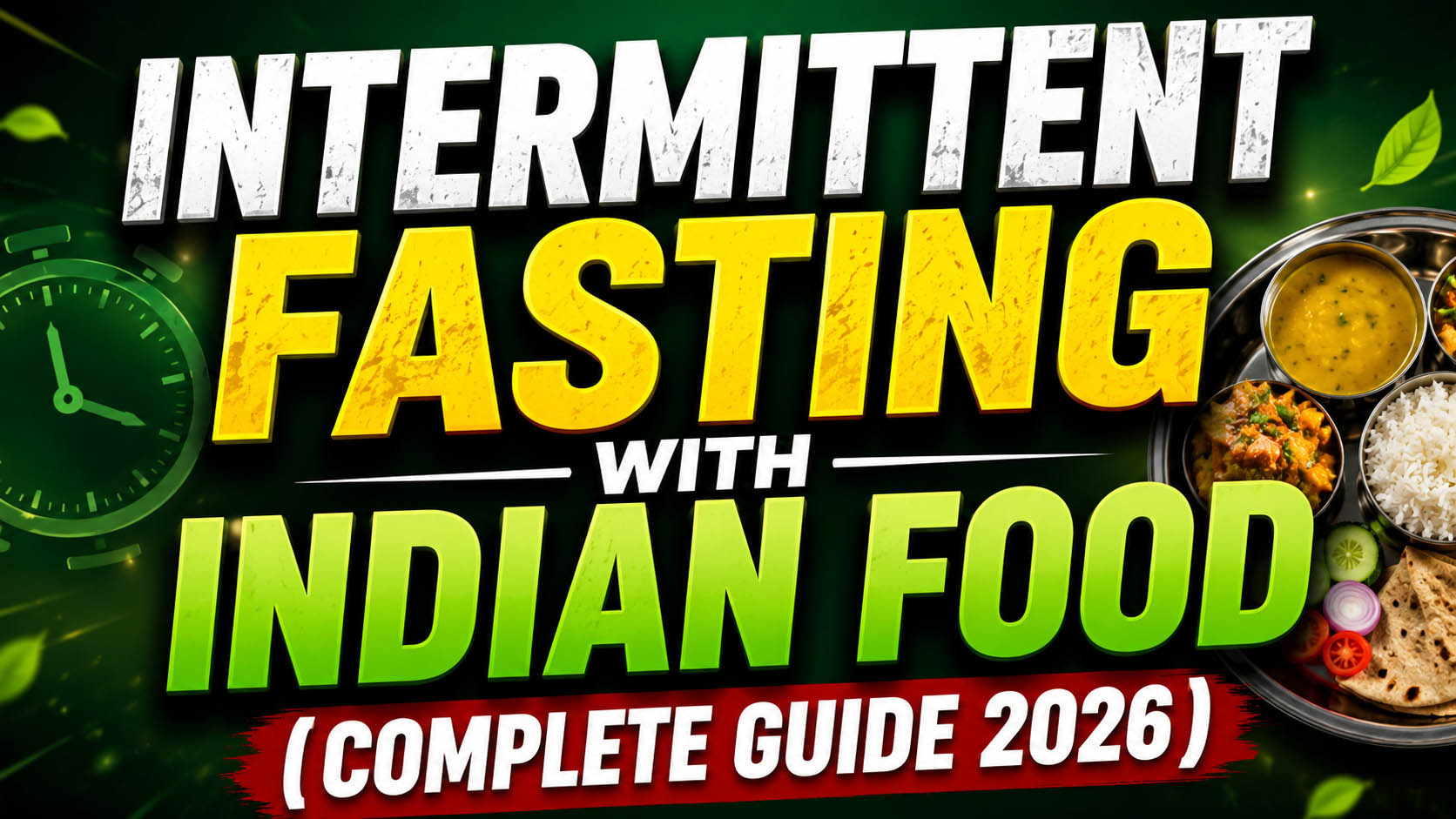 Intermittent Fasting With Indian Food (Complete Guide 2026)