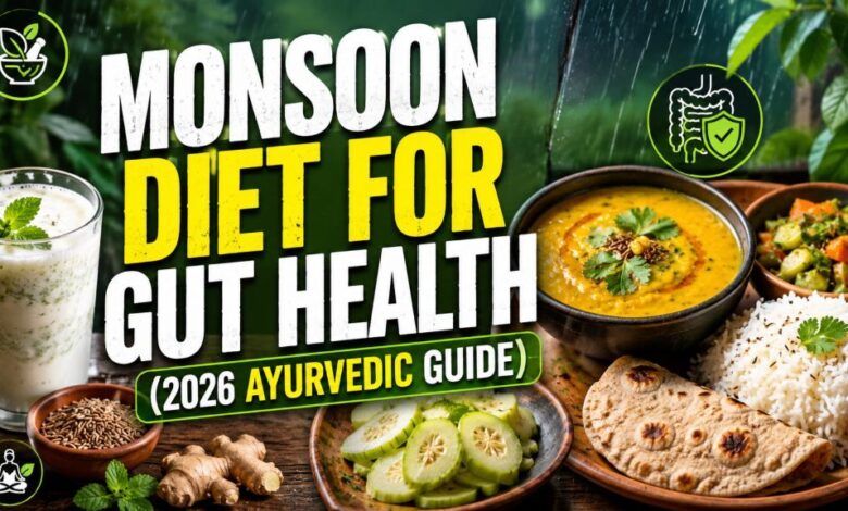 Monsoon Diet for Gut Health (2026 Ayurvedic Guide)