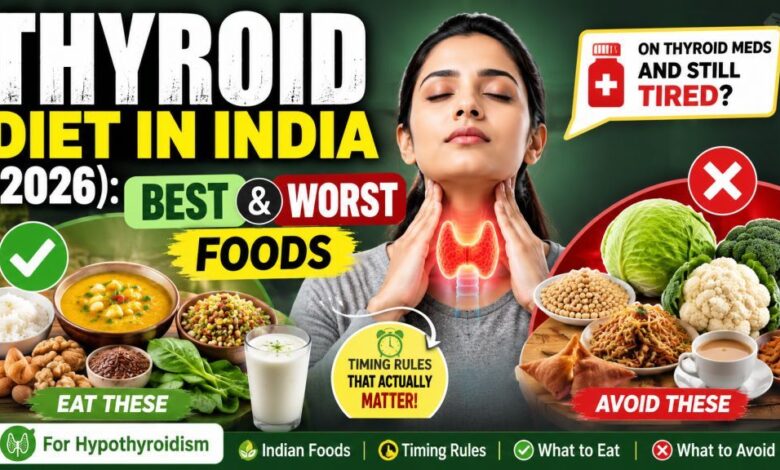 Thyroid Diet in India (2026) Best & Worst Foods