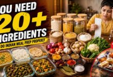 You need 20+ ingredients to do Indian meal prep 500 properly