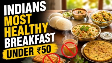 what is a healthy Indian breakfast under 50 rupees