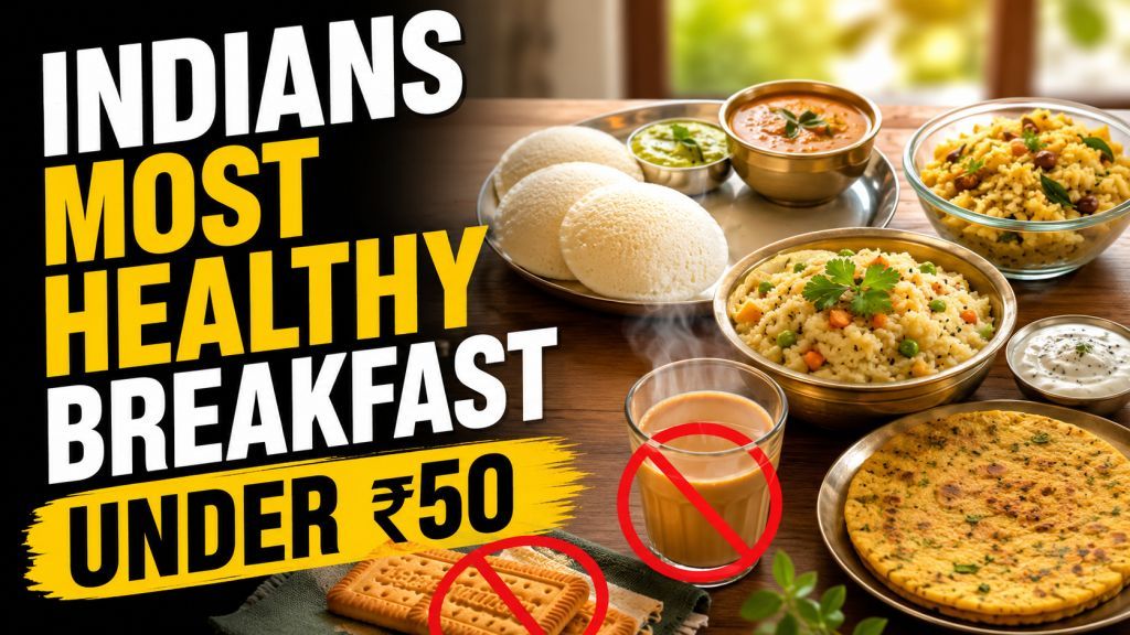 what is a healthy Indian breakfast under 50 rupees
